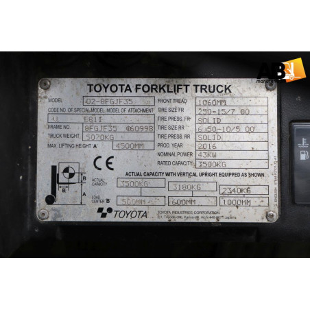 Toyota 02-8-FGJF-35