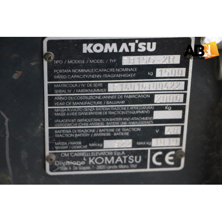 Chariot élévateur Electrique Komatsu FB-15-G-2R