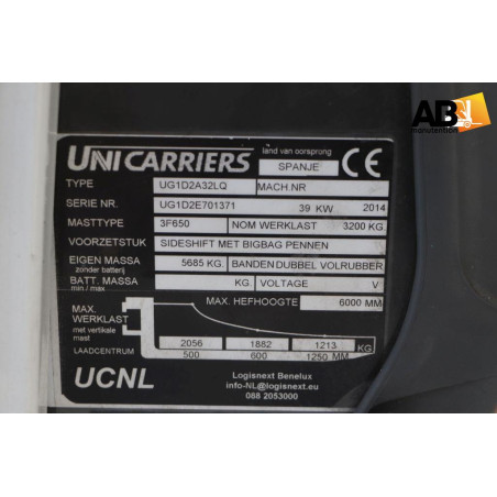 Chariot élévateur Gaz Unicarriers UG-1-D-2-A-32-LQ
