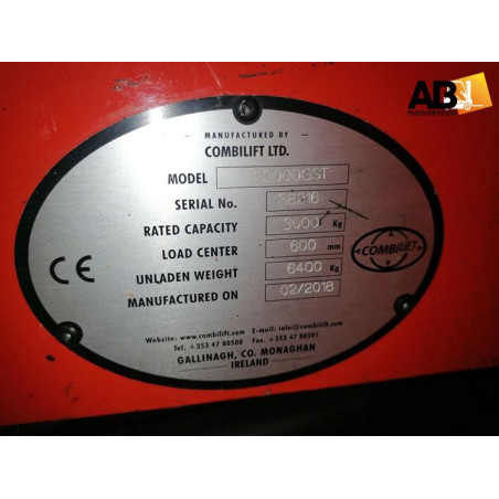 Chariot élévateur Gaz Multidirectionnel Combilift C-3000-GST