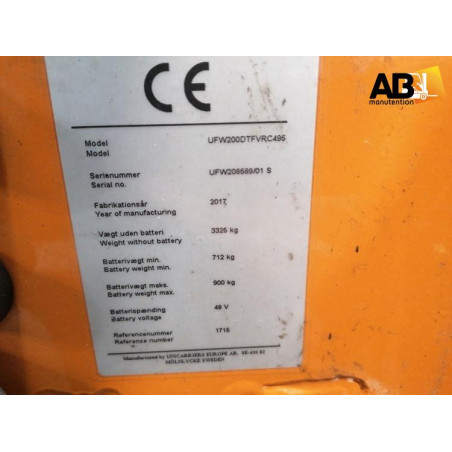 Chariot élévateur Electrique Multidirectionnel Still UFW200DTFVRC495