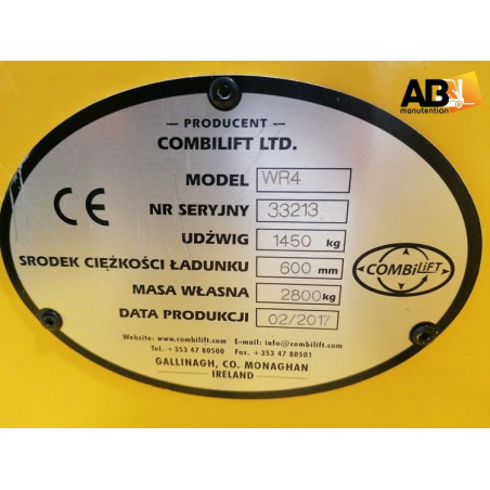 Gerbeur Electrique Multidirectionnel Combilift WR4