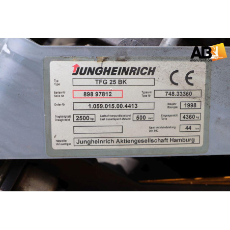 Chariot élévateur Gaz Jungheinrich TFG-425-BK
