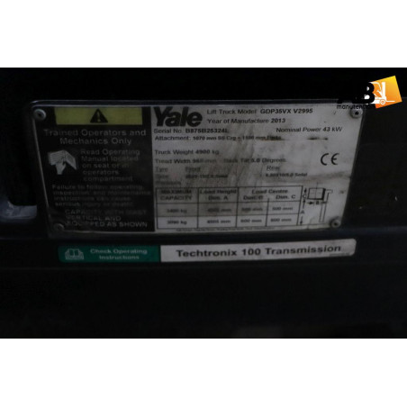 Chariot élévateur Diesel Yale GDP-35-VX