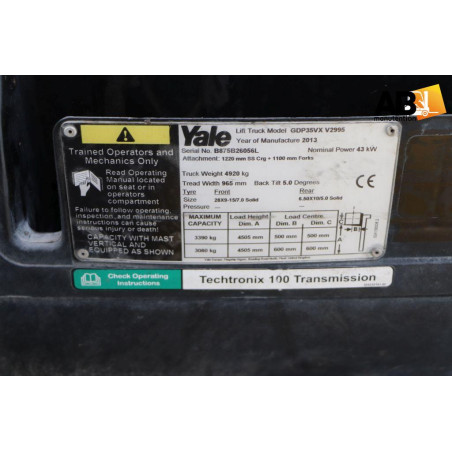 Chariot élévateur Diesel Yale GDP-35-VX