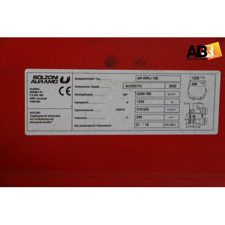 Pinces à Balle 5500kg Bolzoni AR-60RJ-15E
