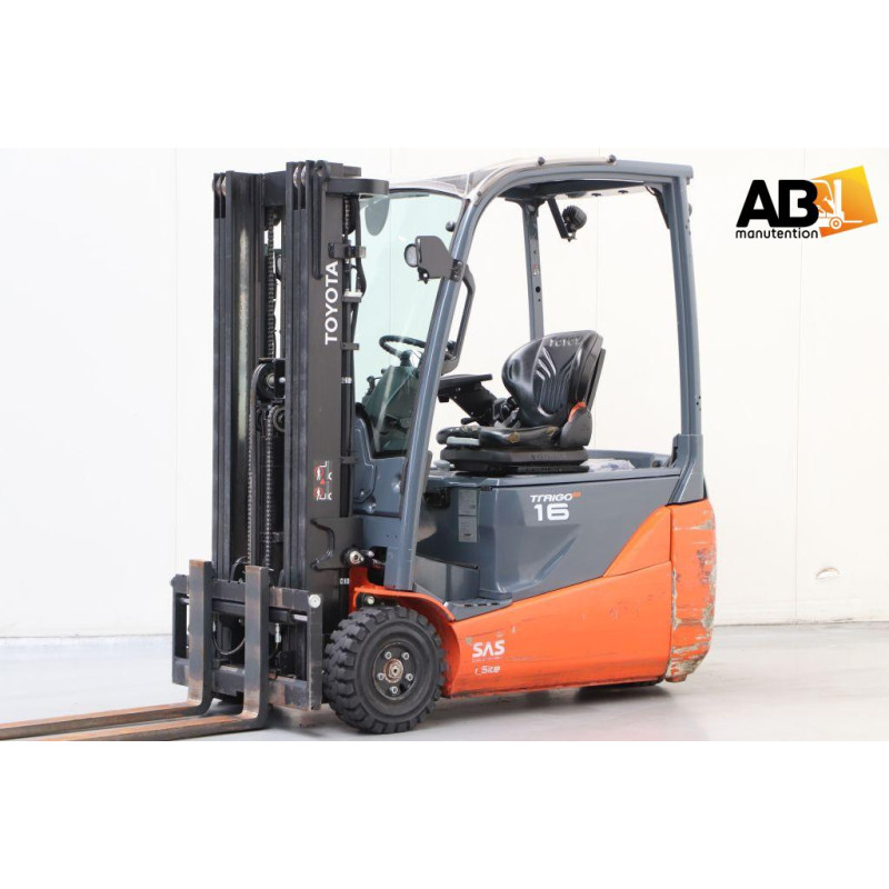 Chariot élévateur Electrique 1600kg Toyota 8-FBE-16-T