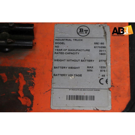 Chariot élévateur électrique rétractable BT RRE-160
