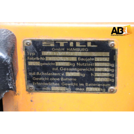 Chariot élévateur Electrique 1000kg Still EFG-1.0-5001