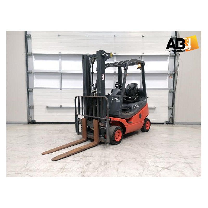 Chariot élévateur Gaz 1800kg Linde H-18-T-04