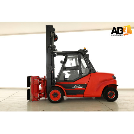 Chariot élévateur Diesel 8000kg Linde H-80-01-1100