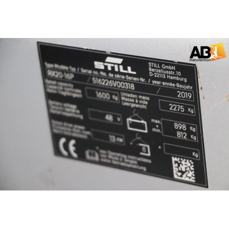 Chariot élévateur Electrique 1600kg Still RX-20-16P