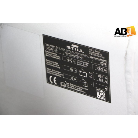 Chariot élévateur Electrique 1600kg Still RX-20-16P