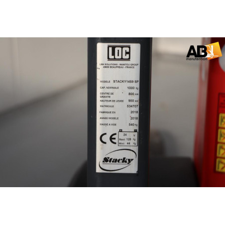 Gerbeur Accompagnant 1000kg Loc STACKY-1459-SP