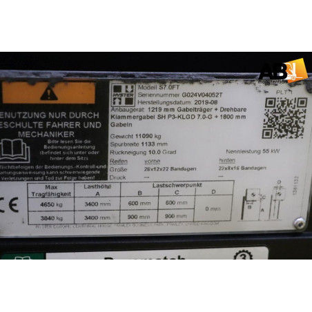 Chariot élévateur Diesel Hyster S-7.0-FT