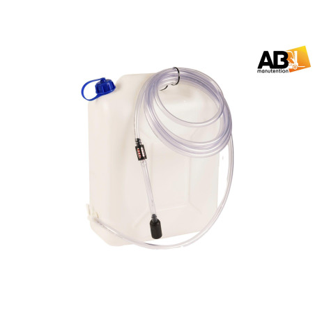 Bidon remplissage batterie avec indicateur & raccord rapide