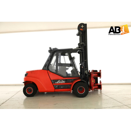 Chariot élévateur Diesel 8000kg Linde H-80-D-01-1100 (396)