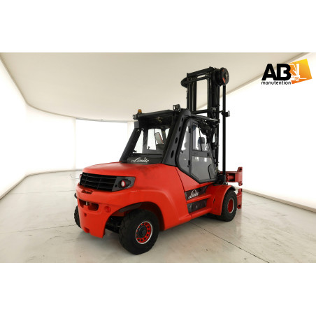 Chariot élévateur Diesel 8000kg Linde H-80-D-01-1100 (396)
