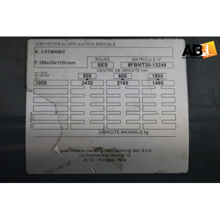 Reprise chariot 3391dans le 24000 vers atelier Auby