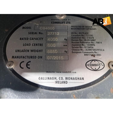 Chariot élévateur  Multidirectionnel Gaz Combilift CB-4000