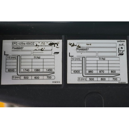 Chariot élévateur Electrique 2500kg Jungheinrich EFG-425-KS