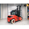 Chariot élévateur Diesel 8000kg Année 2018 Linde H-80-D-03/900 Levage mât triplex 8900mm