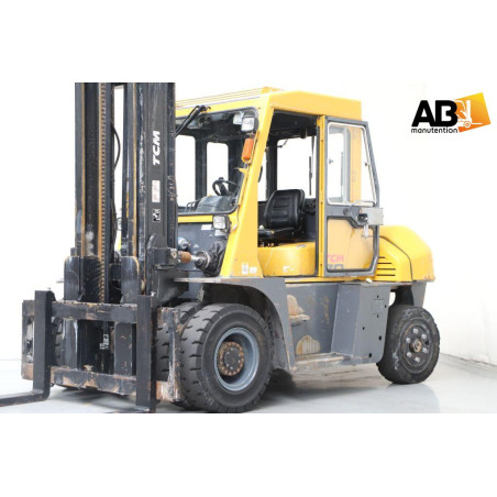 Chariot élévateur Diesel 7000kg Année 2013 TCM FD-70-2 Levage mât Standart 4450mm