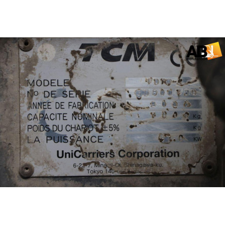 Chariot élévateur Diesel 7000kg Année 2013 TCM FD-70-2 Levage mât Standart 4450mm
