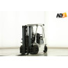 chariot elevateur occasion gaz UNICARRIERS 2,5T -  AB MANUTENTION 59