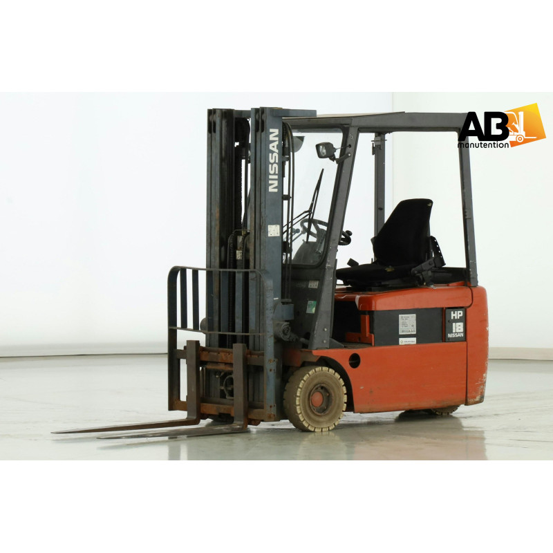 chariot elevateur occasion électrique 3 roues  NISSAN 1800kg - AB MANUTENTION 59
