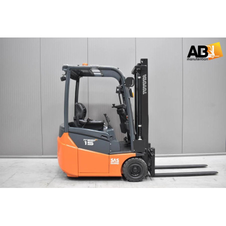 Chariot élévateur d'occasion Electrique 3 roues 1,5T Toyota 7-FBEST-15
