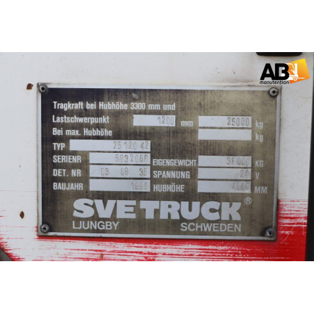Chariot élévateur d'occasion Lourd +9T Svetruck 25-120-42
