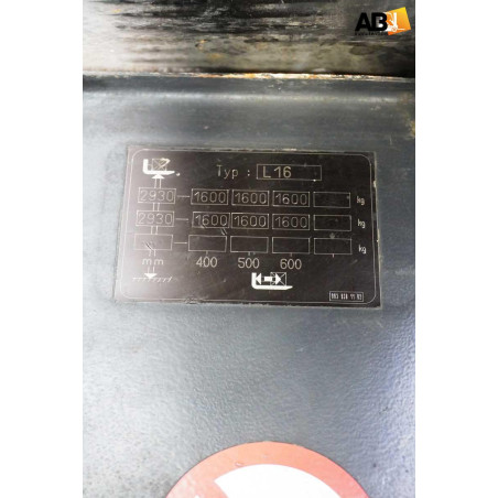 Gerbeur Accompagnant 1600kg  Linde L16