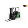 EP EFL252X2 T4800 - Chariot élévateur électrique Lithium 2.5T (Usage mixte)