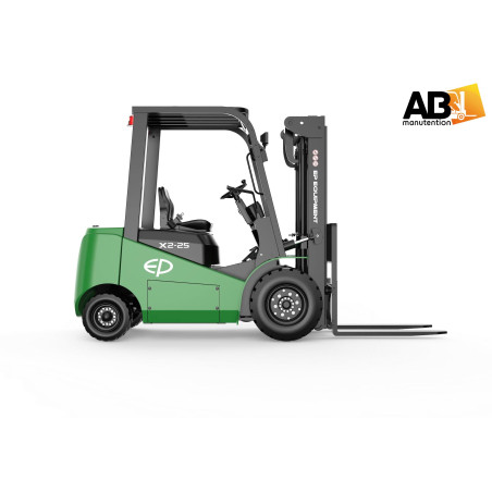EP EFL252X2 T4800 - Chariot élévateur électrique Lithium 2.5T (Usage mixte)