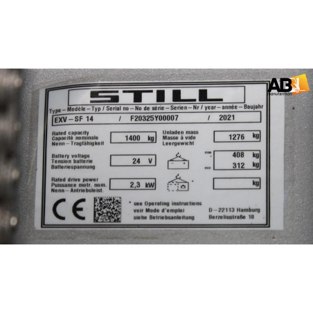 Copy 4103_EXV-SF14 LI-ION Gerbeur d'occasion porté debout 1,4T