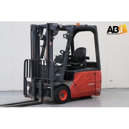 Linde E-16-01_Chariot élévateur d'occasion 3 roues Electrique  1,6T
