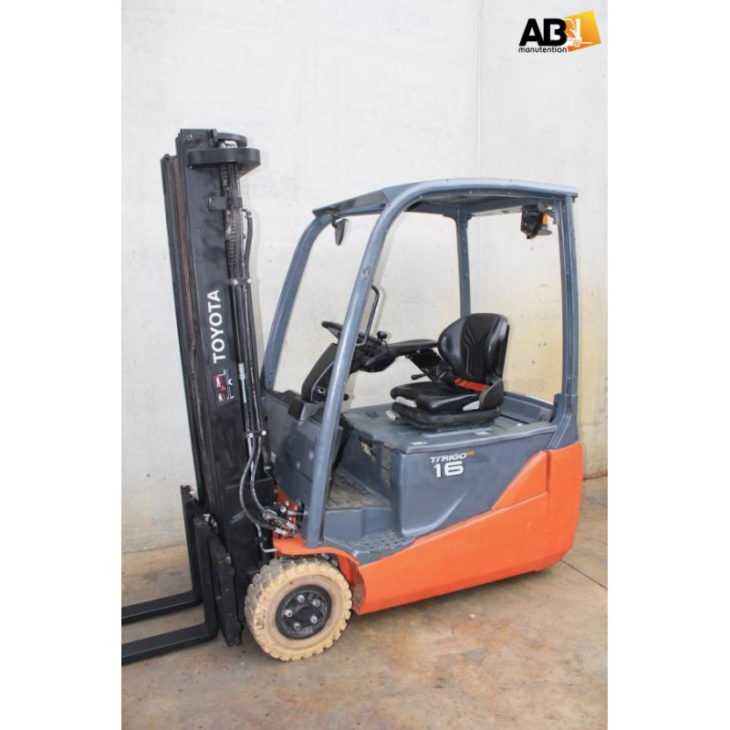 Toyota 8-FBE-16-T Chariot élévateur d'occasion Electrique 3 roues 1,6T