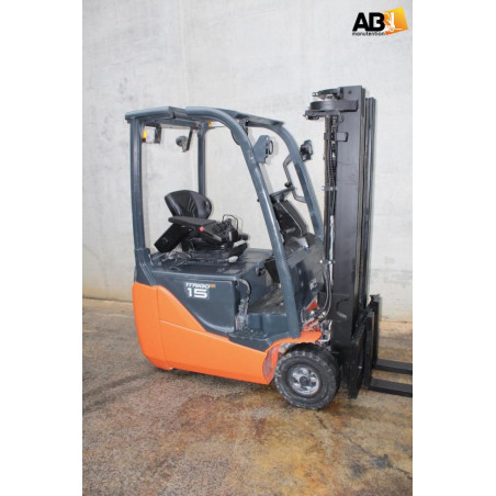 Toyota 8-FBE-15-T Chariot élévateur d'occasion Electrique 3 roues 1,5T