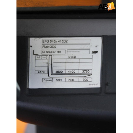 Jungheinrich EFG 545K Chariot élévateur d'occasion Electrique 4 roues 4,5T